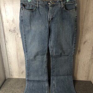 Women's Riders VF Jeanswear Blue Denim Bootcut  Jeans Size 14P Petite